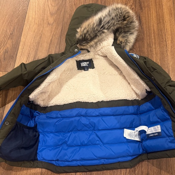 Lands End Boys Expedition Down Winter Parka - Picture 2 of 5